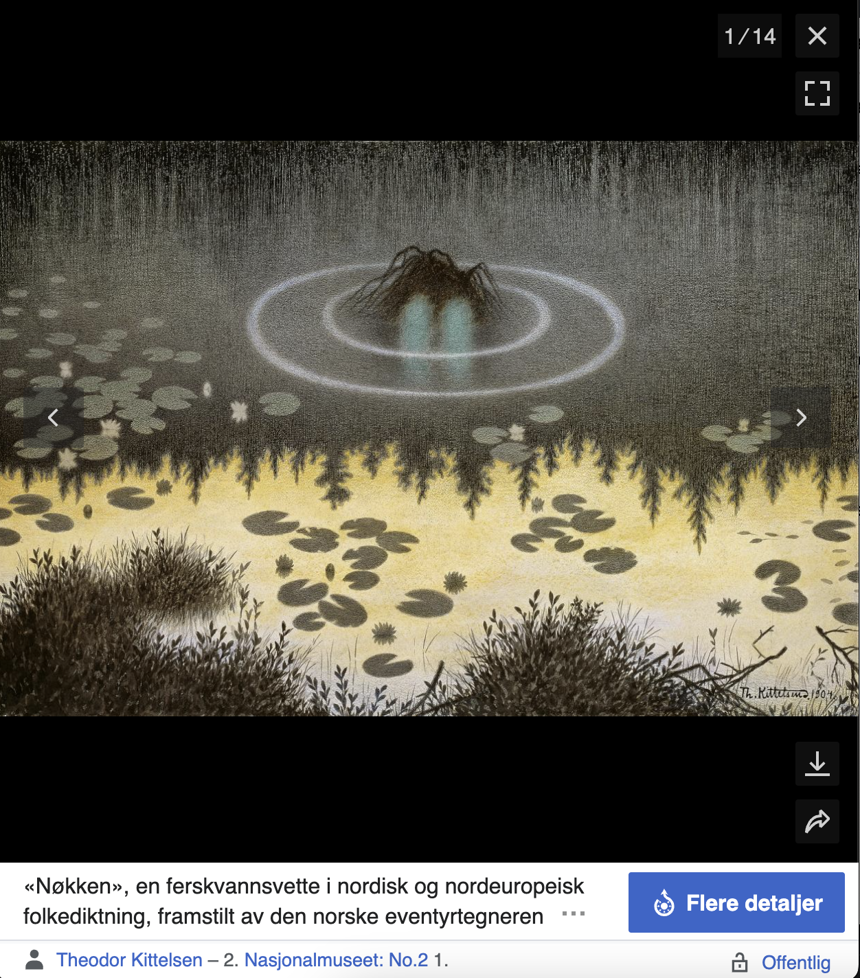Theodor Kittelsen, Nøkken (1904)